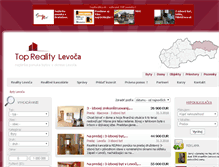 Tablet Screenshot of byty.reality-levoca.eu